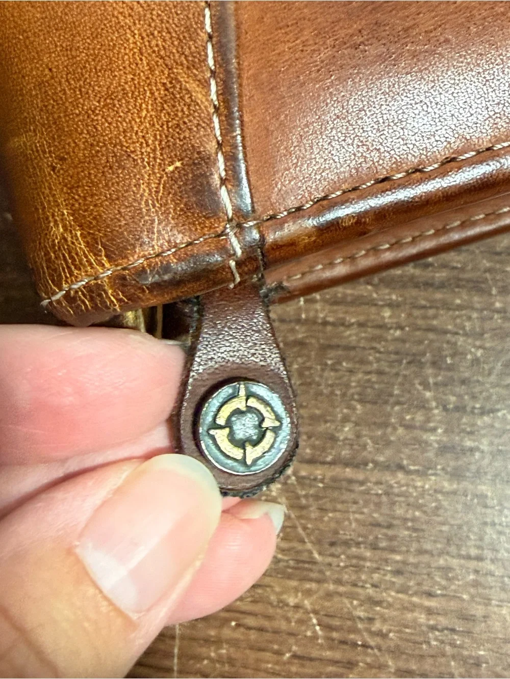 Vintage Franklin Covey Riverwood Leather Agenda